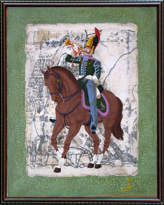 Moscow Dragoon Regiment, based trumpeter