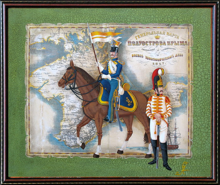 Ulan Voznesensky and trumpet-Horse Regiment